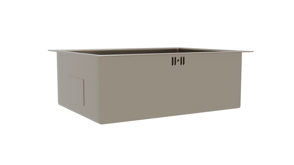 Stylish Rectangular Storage Container 3D - Professional 3D Model Render 4