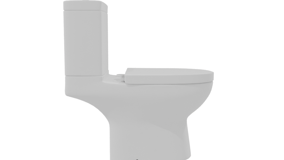 Modern Bathroom Toilet 3D Model - Professional 3D Model Render 8