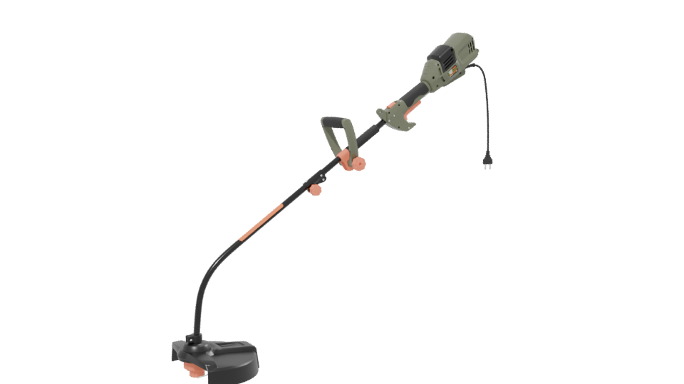 Electric Grass Trimmer Model 3D - Professional 3D Model Render 13