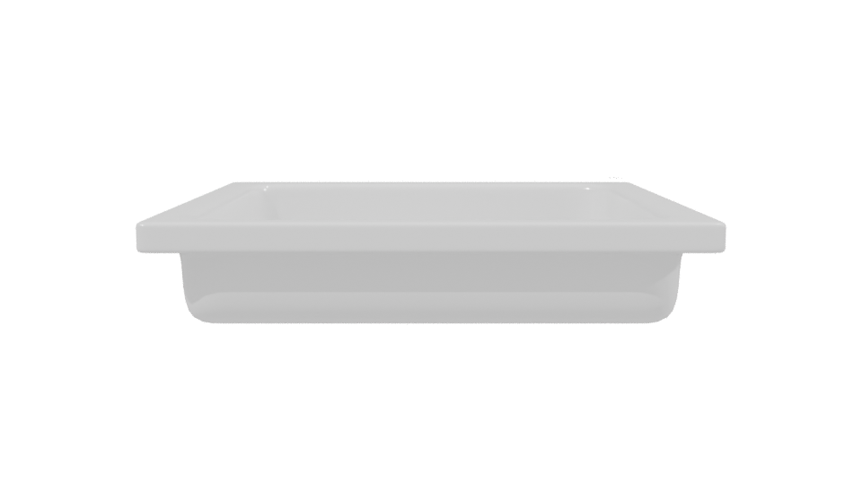 Contemporary Square Kitchen Sink 3D Model - Professional 3D Model Render 2