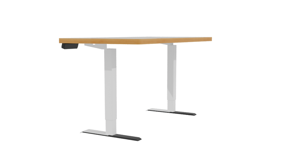 Stylish Modern Desk 3D Model - Professional 3D Model Render 3