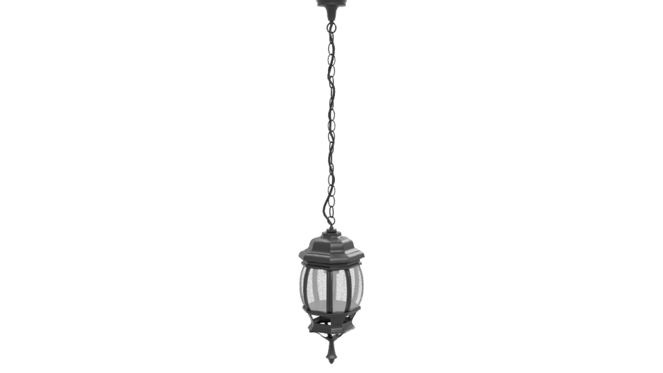 Elegant Hanging Lantern 3D Model - Professional 3D Model Render 12