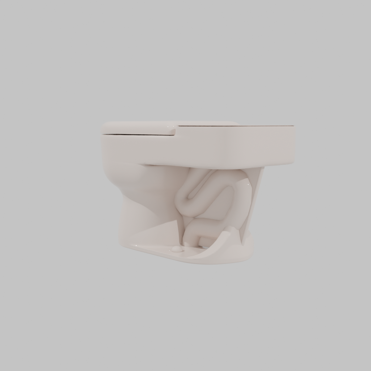 Taza WC Ecoclean 6 litros bone