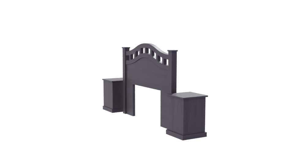 Elegant Bedroom Furniture Set 3D - Professional 3D Model Render 7