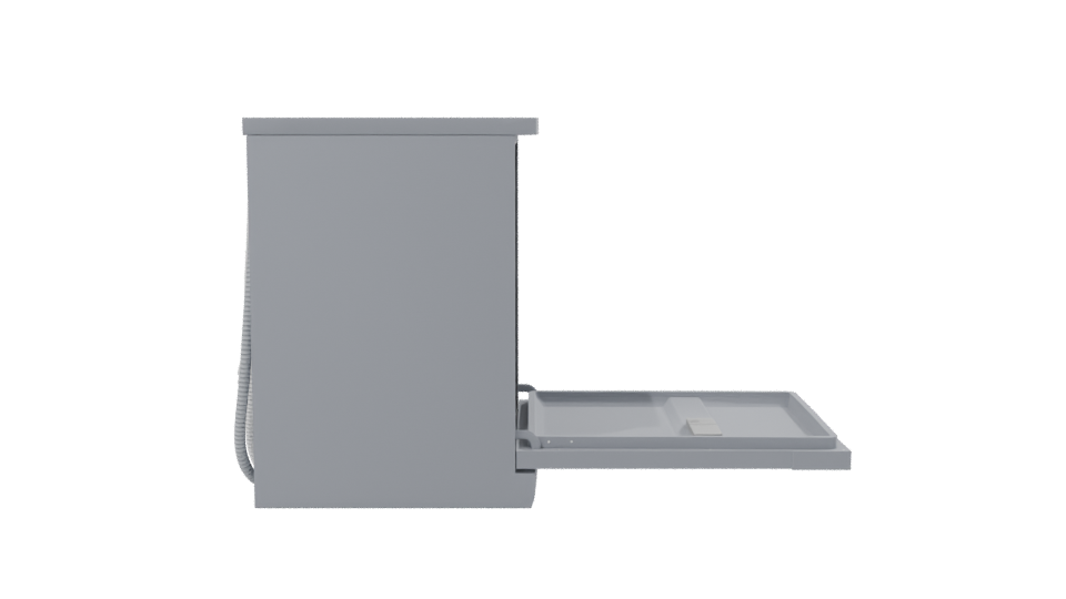 Modern Household Dishwasher Model - Professional 3D Model Render 8