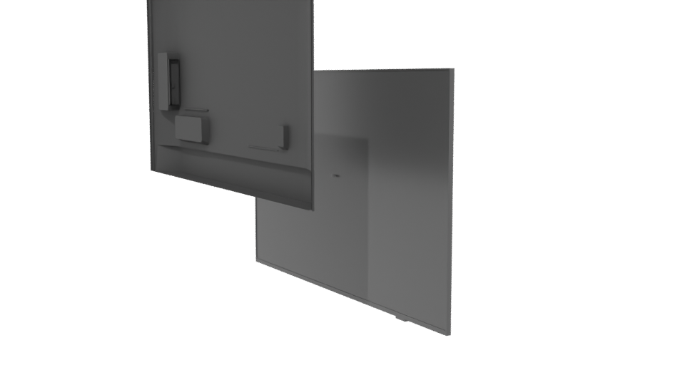 Sleek Modern TV Display Model - Professional 3D Model Render 13