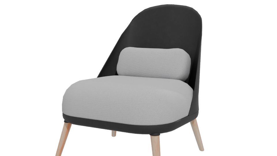 Contemporary Lounge Chair 3D Model - Professional 3D Model Render 12