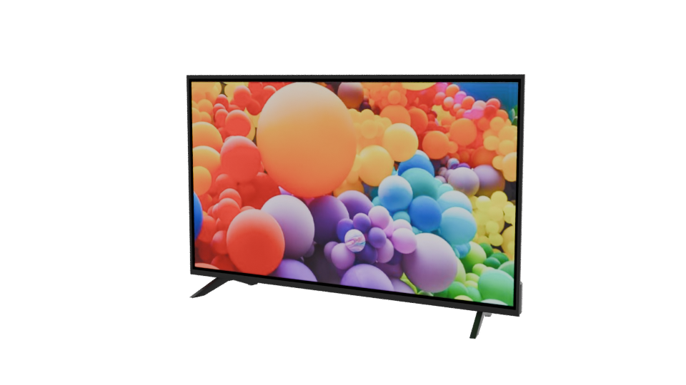 Vibrant LED TV Display Model - Professional 3D Model Render 12