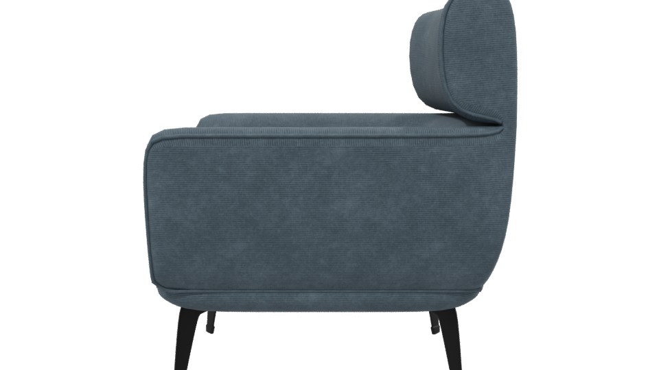 Stylish Modern Armchair Model - Professional 3D Model Render 2