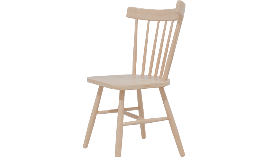 Minimalist Wooden Dining Chair 3D - Professional 3D Model Render 13