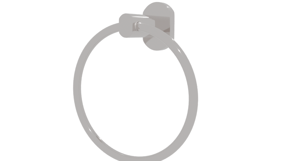 Stylish Bathroom Towel Ring 3D - Professional 3D Model Render 12