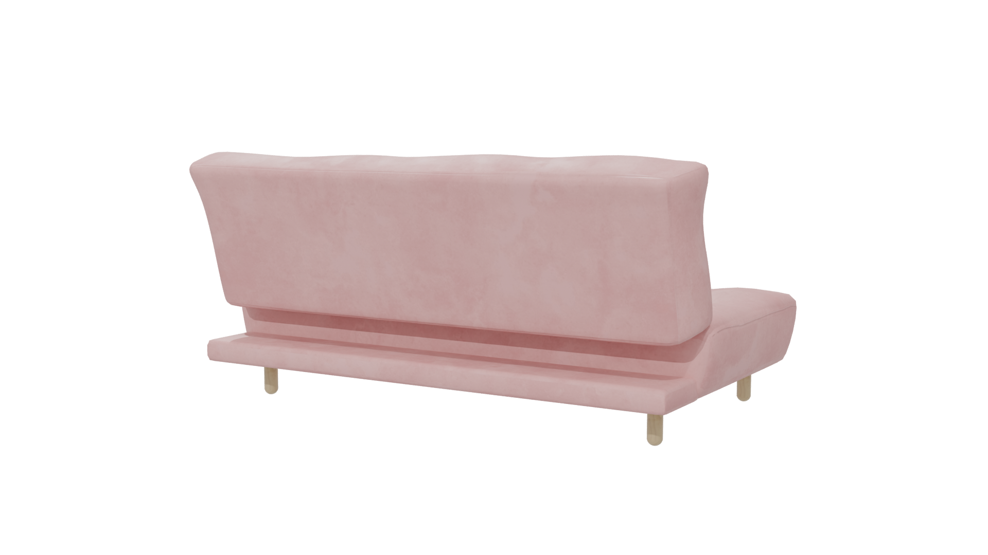 Stylish Pink Sofa Model - Professional 3D Model Render 6