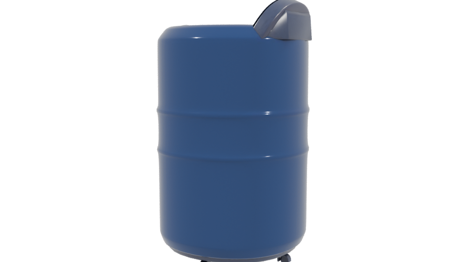 Industrial Water Tank Model 3D - Professional 3D Model Render 3