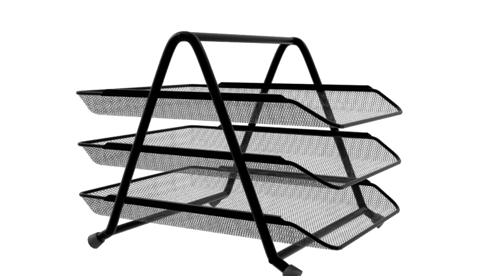 Stylish Desktop Organizer 3D Model - Professional 3D Model Render 9