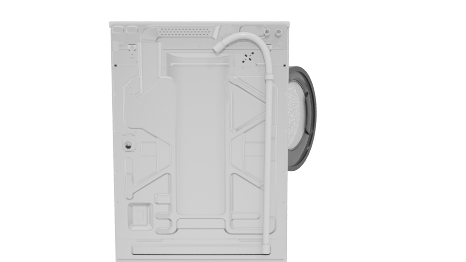 Modern Washing Machine 3D Model - Professional 3D Model Render 5