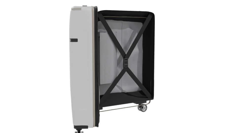 Stylish Luggage Suitcase Model - Professional 3D Model Render 10