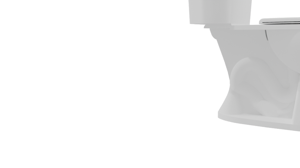 Stylized Bathroom Toilet Model - Professional 3D Model Render 9