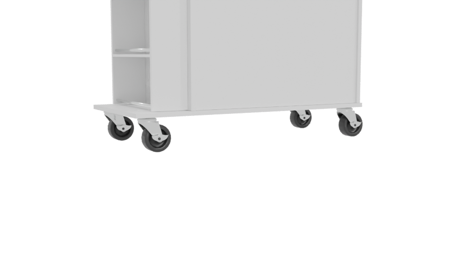 Stylish Kitchen Cart Model 3D - Professional 3D Model Render 4