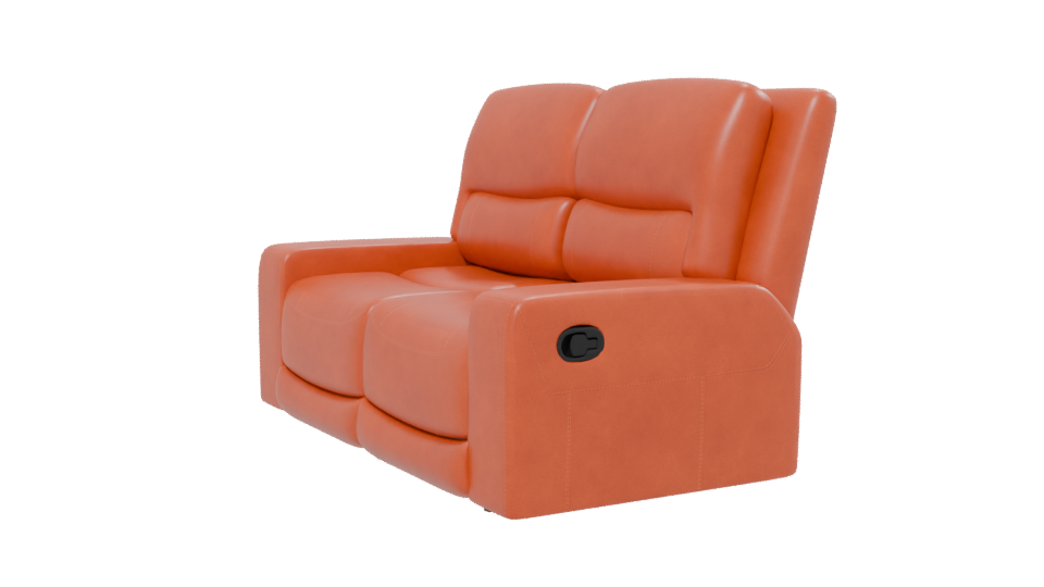 Stylish Reclining Love Seat 3D - Professional 3D Model Render 13