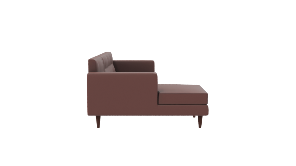 Stylish Modern L-Shaped Sofa 3D Model - Professional 3D Model Render 8