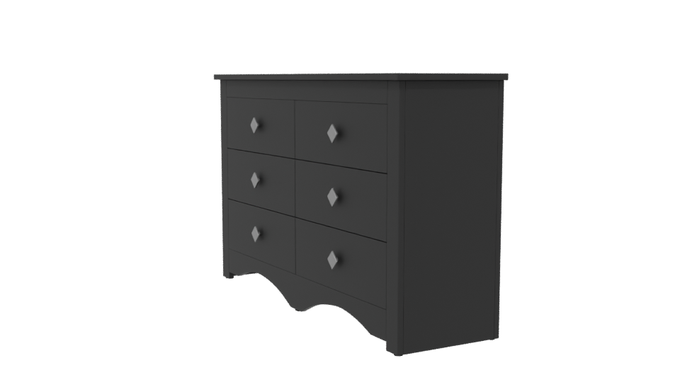 Elegant Modern Chest of Drawers 3D Model - Professional 3D Model Render 13