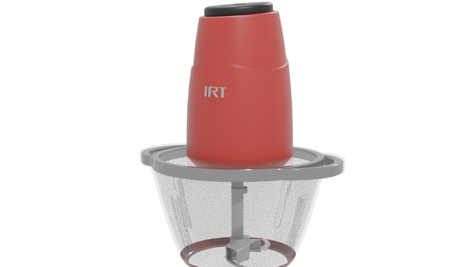 Compact Electric Food Chopper 3D Model - Professional 3D Model Render 12