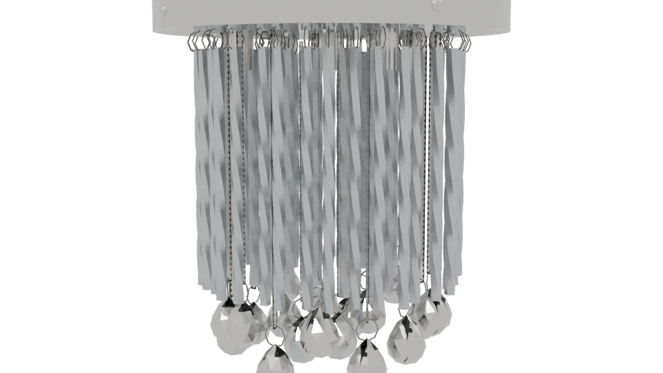 Stylish Modern Chandelier 3D - Professional 3D Model Render 13