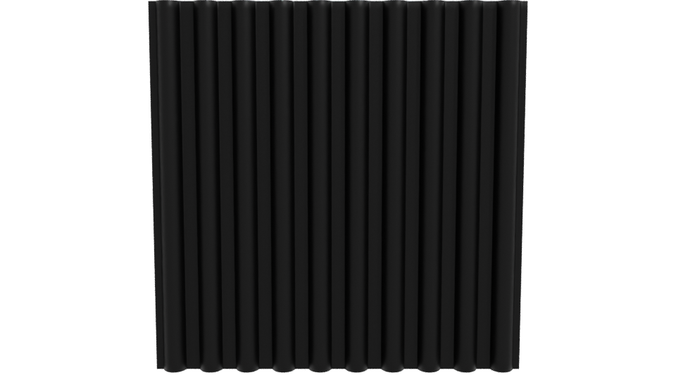 Stylish Vertical Wall Panel 3D - Professional 3D Model Render 11