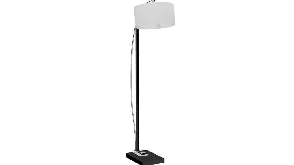 Sleek Modern Floor Lamp 3D Model - Professional 3D Model Render 13
