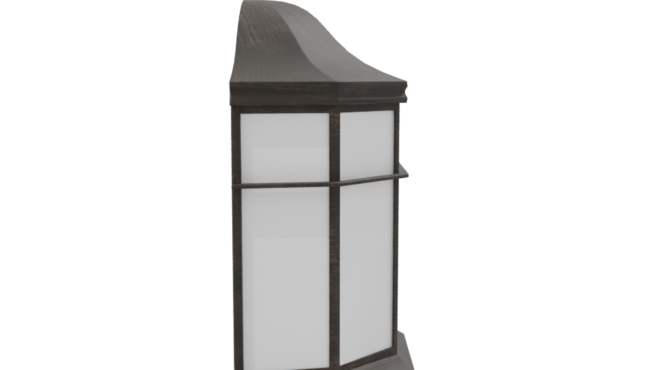 Elegant Octagonal Lantern Model - Professional 3D Model Render 8
