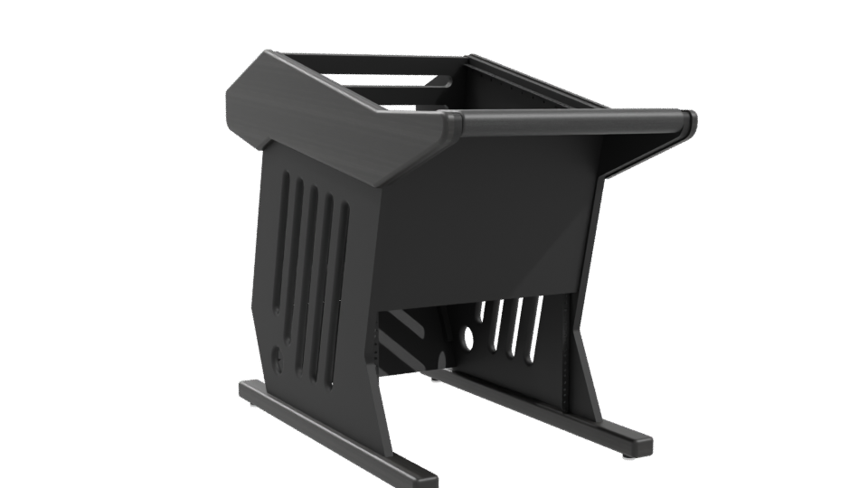 Stylish Cart 3D Model - Professional 3D Model Render 10