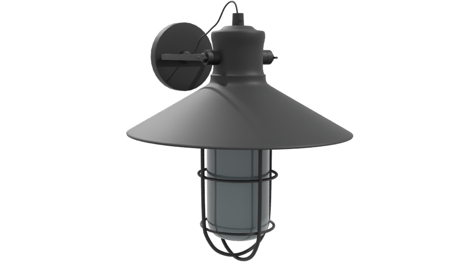 Industrial Hanging Lantern 3D Model - Professional 3D Model Render 10