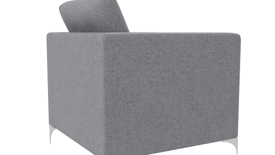 Modern Gray Sofa Marina 3D - Professional 3D Model Render 7