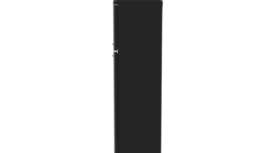 Stylish Retro Refrigerator 3D Model - Professional 3D Model Render 2