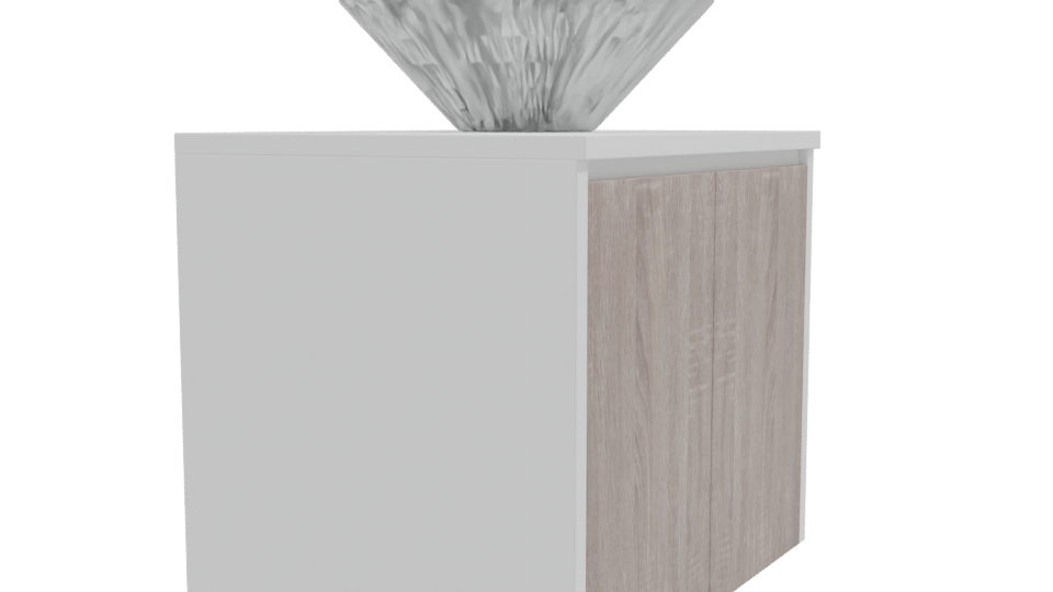 Stylish Modern Bathroom Vanity 3D - Professional 3D Model Render 9