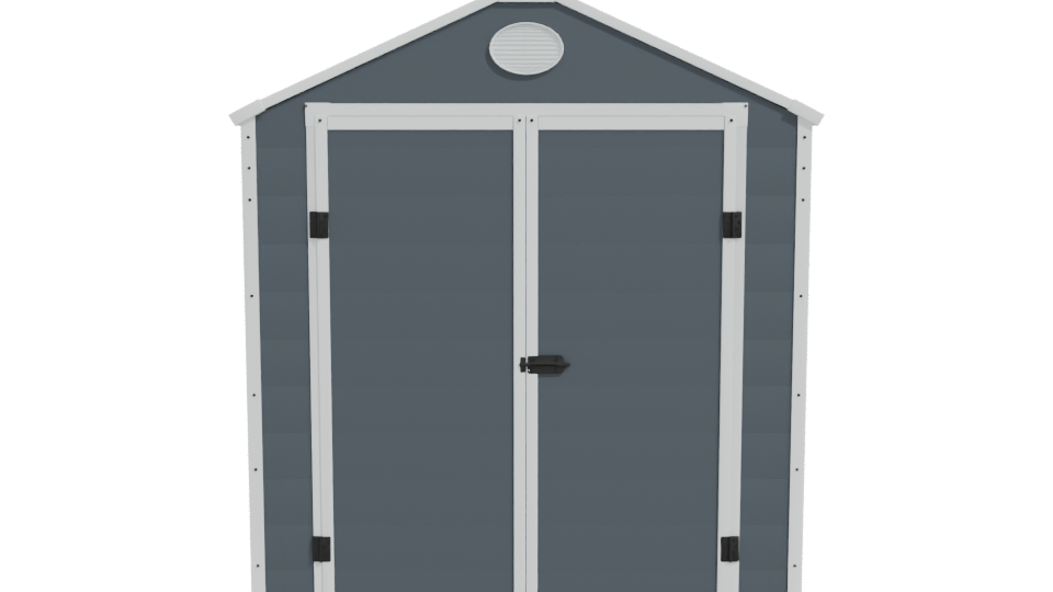 Stylish Outdoor Storage Shed 3D - Professional 3D Model Render 11