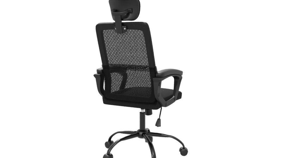 Ergonomic Office Chair Model 3D - Professional 3D Model Render 6