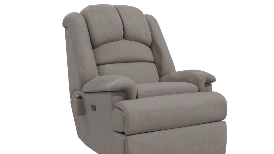 Comfortable Recliner Chair Model - Professional 3D Model Render 10
