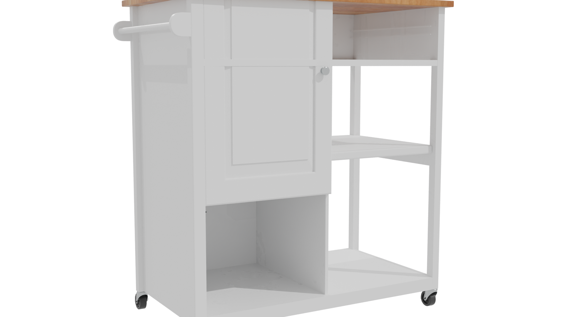 Modern Kitchen Cart Model 3D - Professional 3D Model Render 25