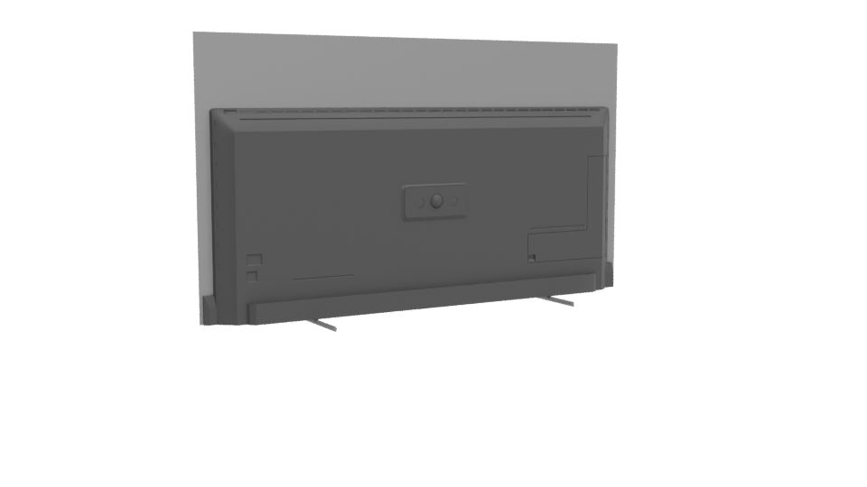 Sleek Modern Television 3D Model - Professional 3D Model Render 4