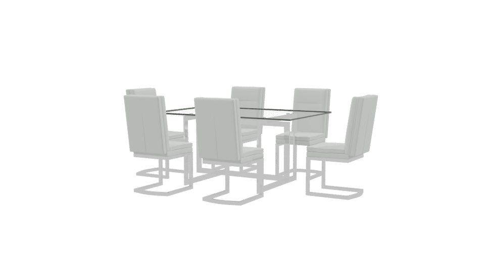 Stylish Conference Table Model - Professional 3D Model Render 9