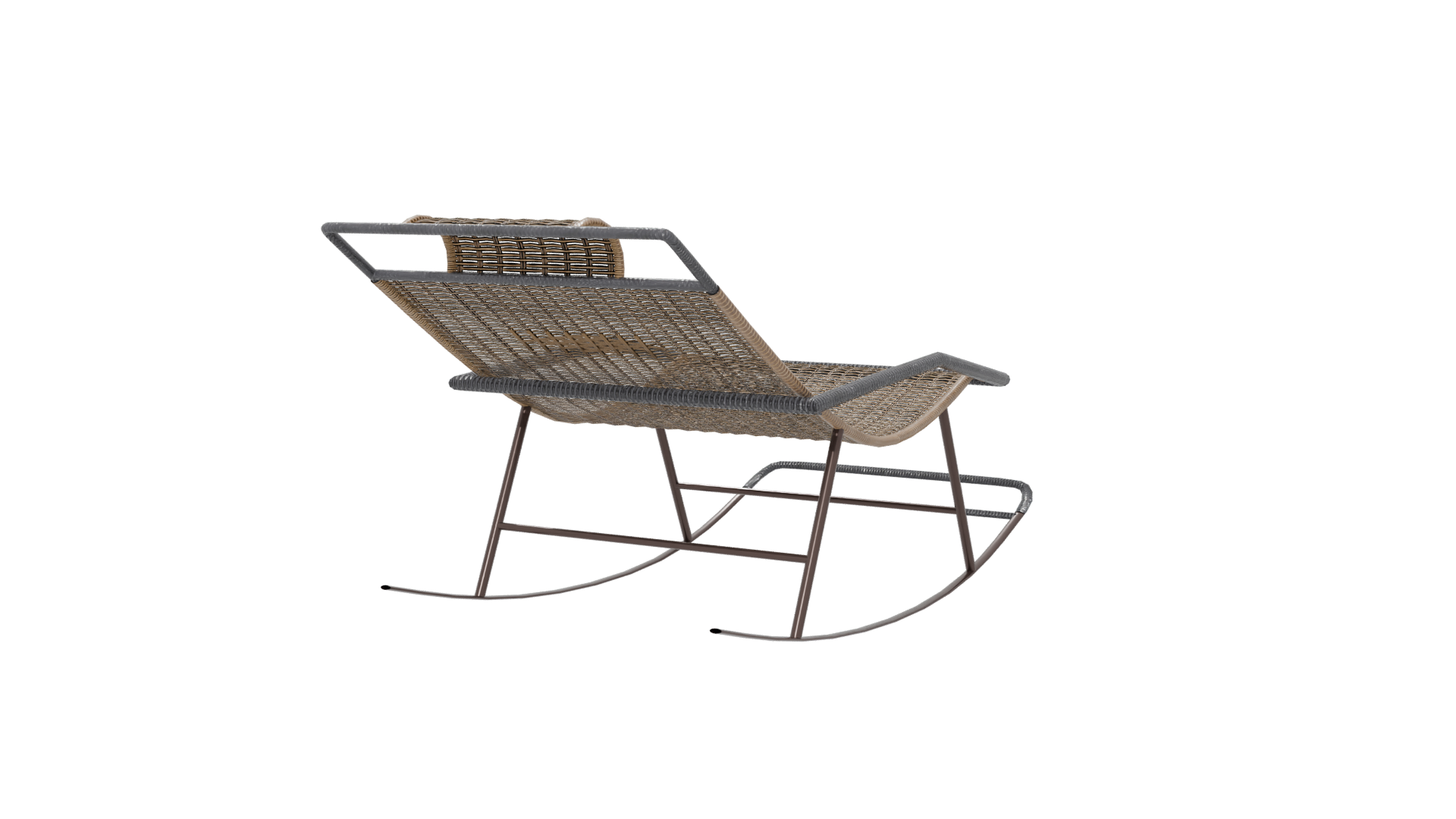 Stylish Outdoor Lounge Chair 3D - Professional 3D Model Render 6