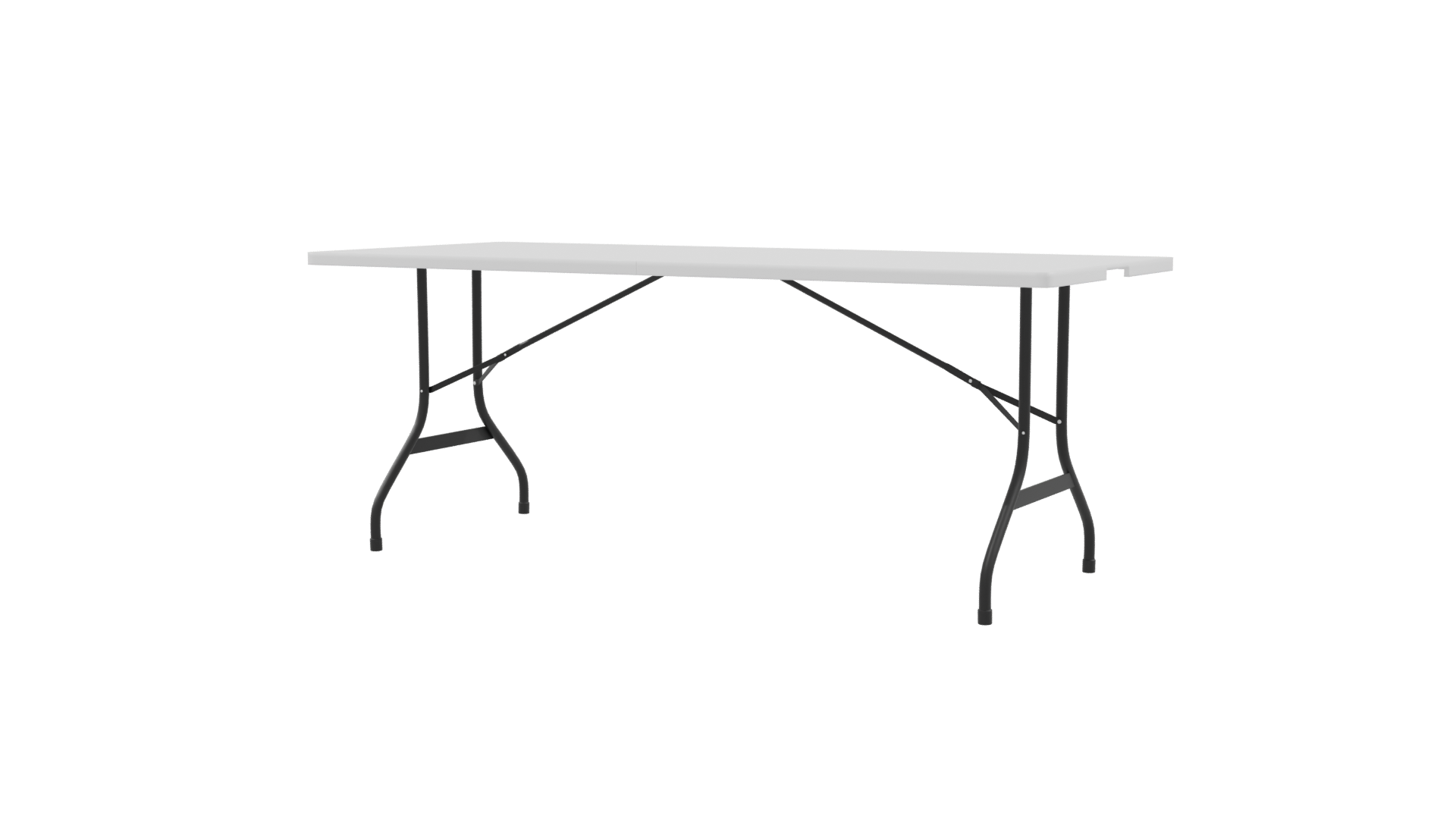 Minimalist Folding Table 3D Model - Professional 3D Model Render 9