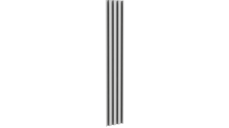 Stylized Vertical Panel 3D Model - Professional 3D Model Render 10