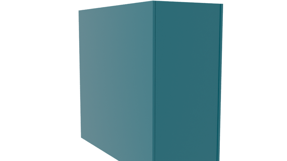 Minimalist Glass Display Cabinet 3D - Professional 3D Model Render 7