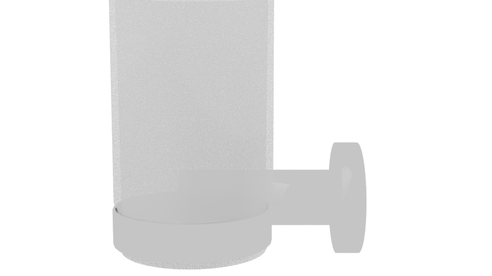 Stylish Bathroom Glass Holder 3D - Professional 3D Model Render 2