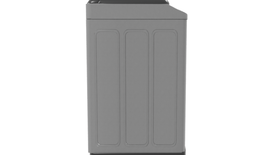 Sleek Modern Washing Machine 3D - Professional 3D Model Render 8