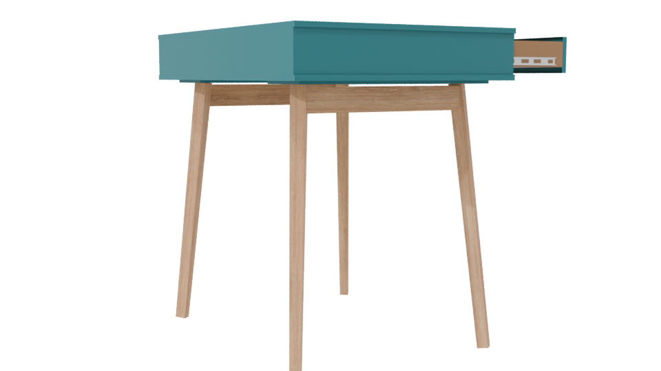 Stylish Modern Minimalist Table - Professional 3D Model Render 7
