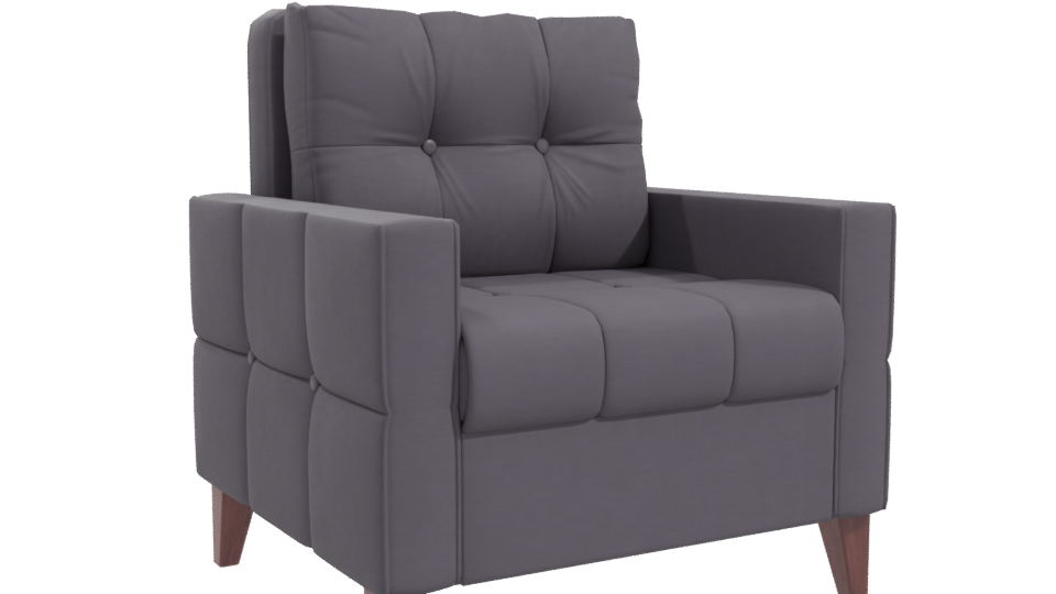 Stylish Modern Armchair Model - Professional 3D Model Render 10