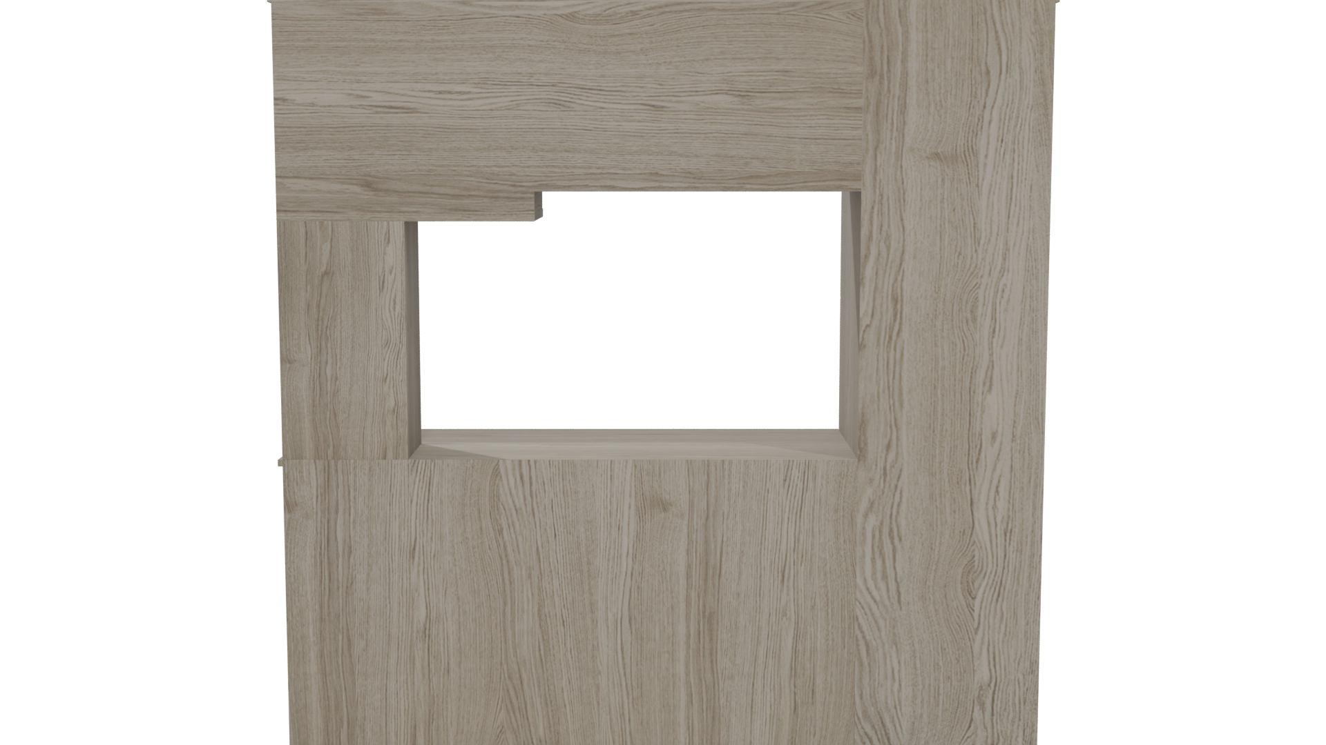 Stylish Wooden Cabinet Model - Professional 3D Model Render 5